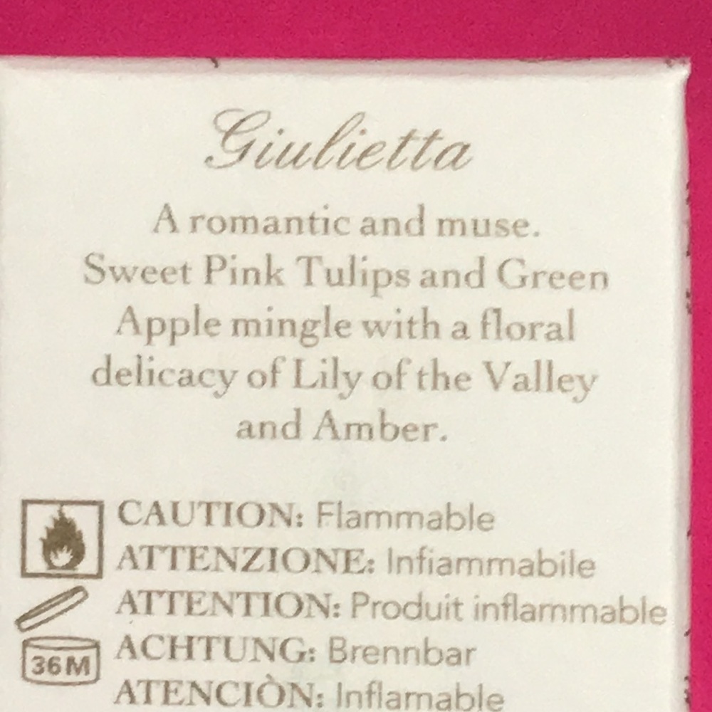 Tocca Giulietta Eau De Parfum  By Tocca .17oz/5ml BNIB NEW Women - Picture 4 of 5